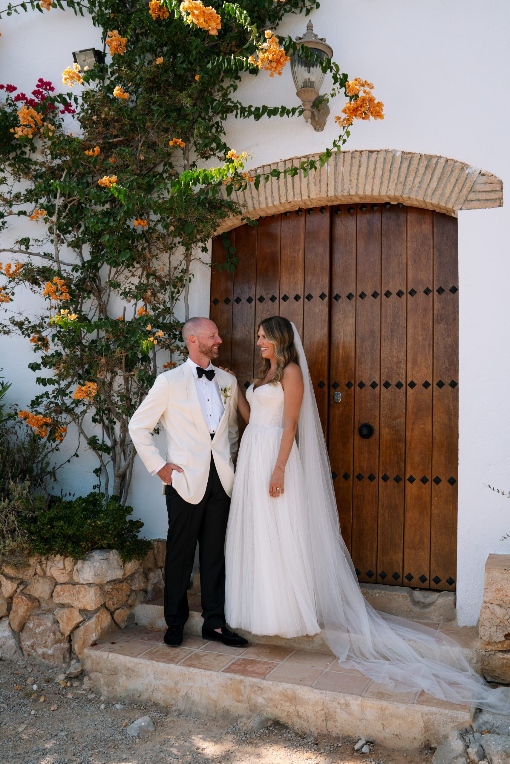 vibrant wedding portraits in spain